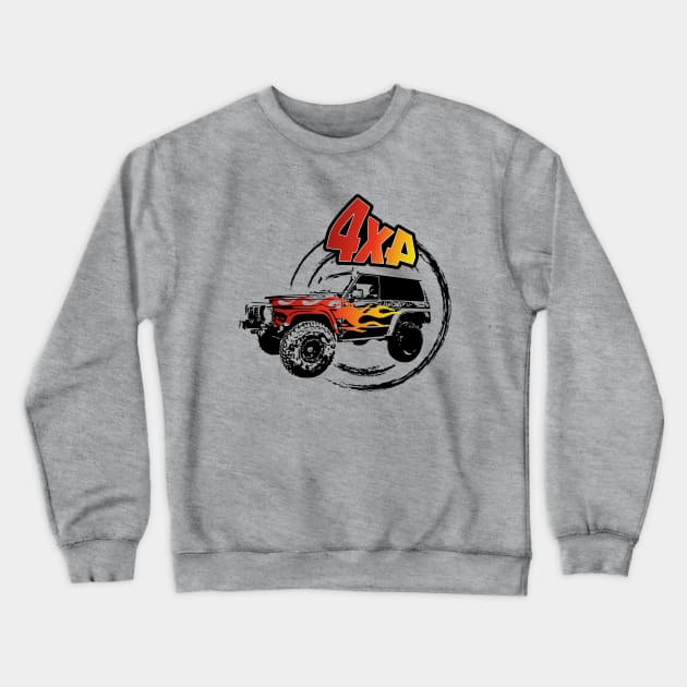 AM 4X4 Crewneck Sweatshirt by FALSIDAUTORE